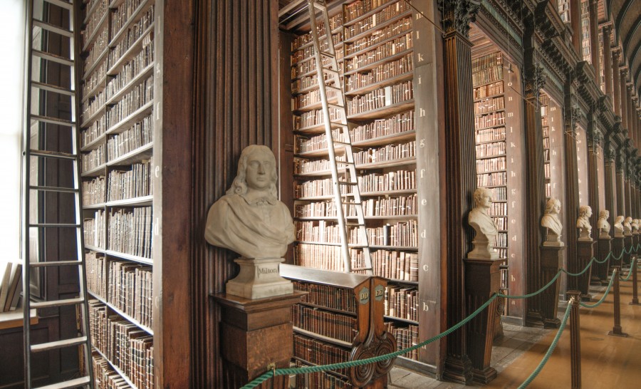 Dublin library at Trinity College