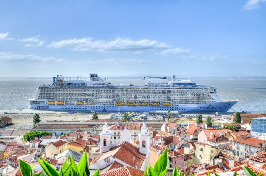 Cruise ship in Lisbon