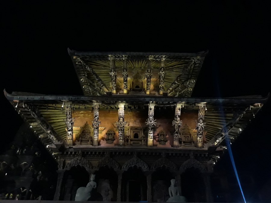 Evening view of Temple