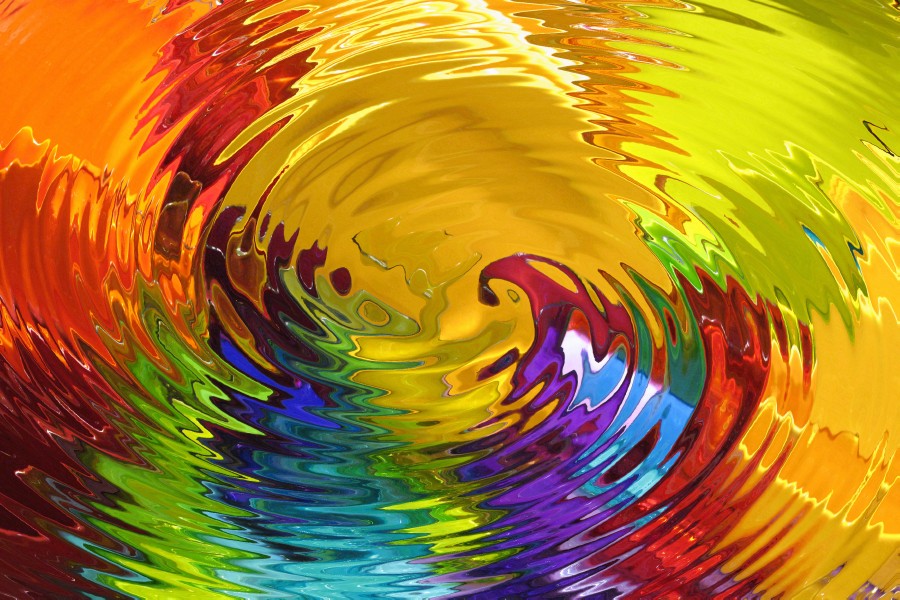 multicolor swirl