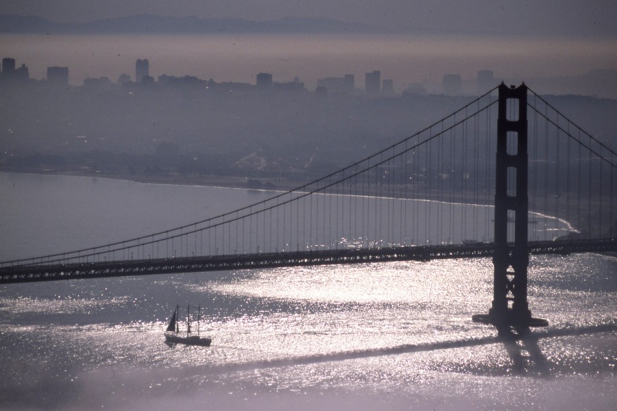 Silver Golden Gate Bridge