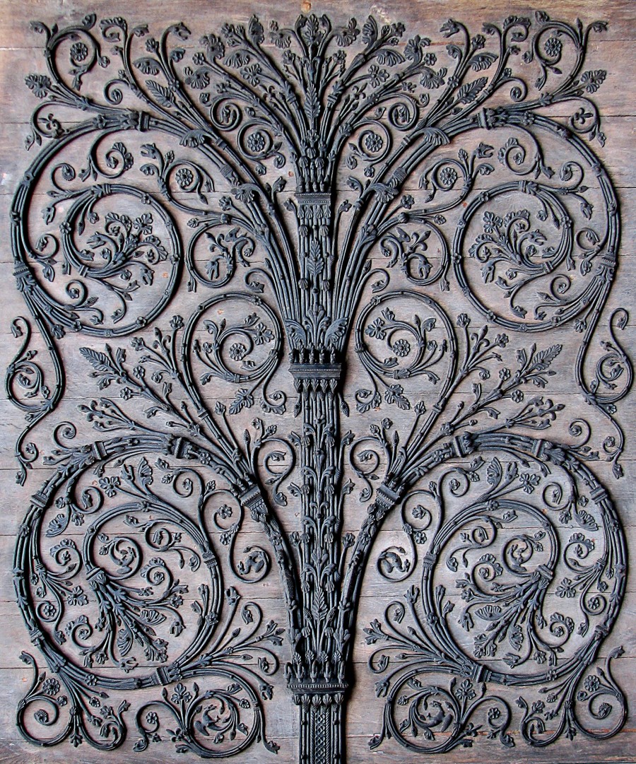 ornate metal pattern
