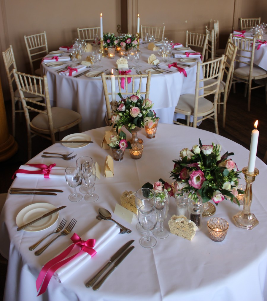 Wedding meal table