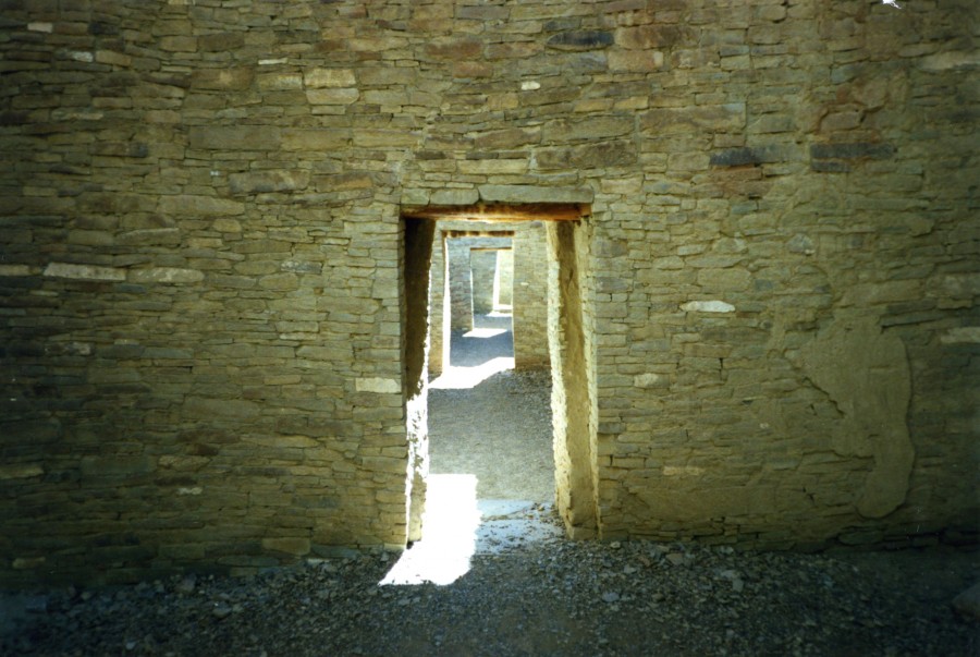 nested doorways, Chaco Canyon