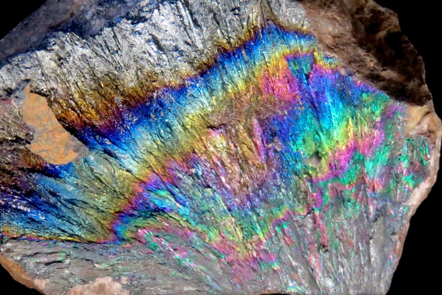 iridescent mineral