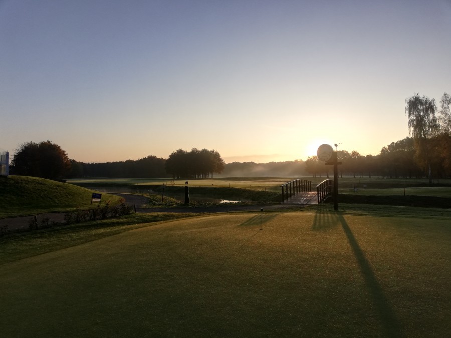 Sunrise at golf course