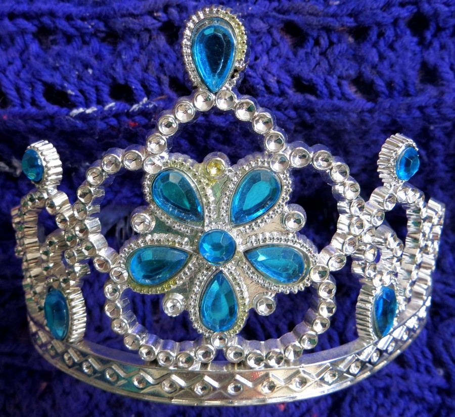 blue tiara