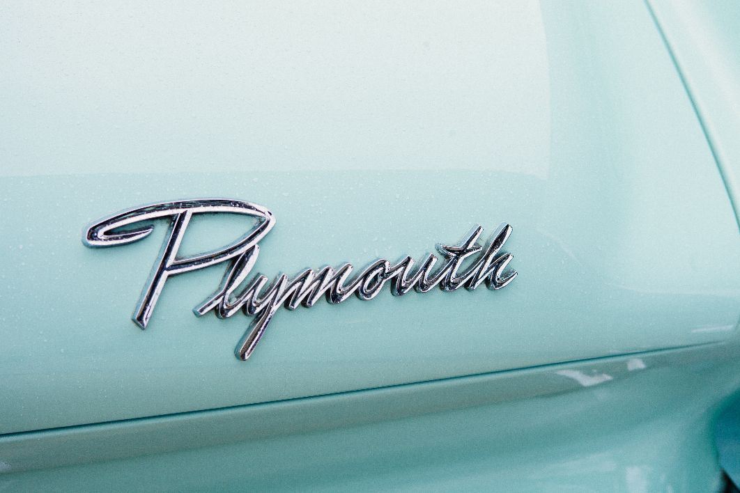 Plymouth Car Sign