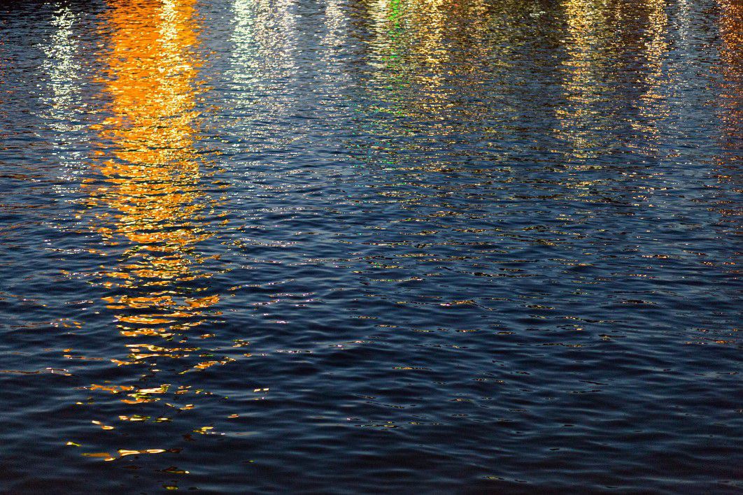 Water Sunset in the Golden Hour