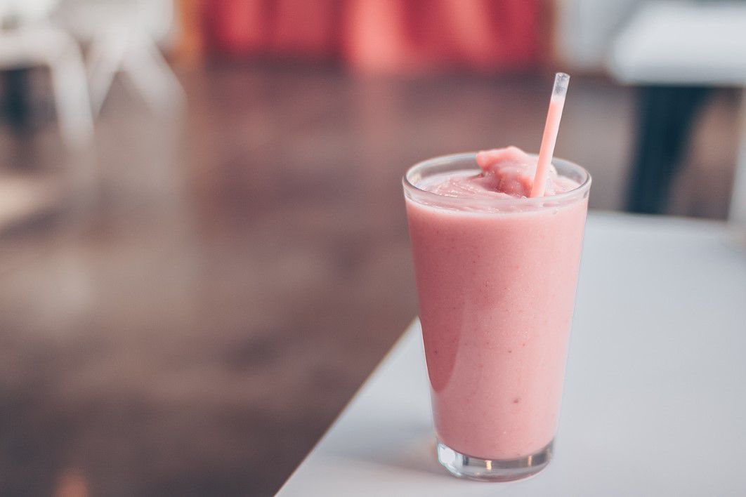Strawberry Smoothie Cold