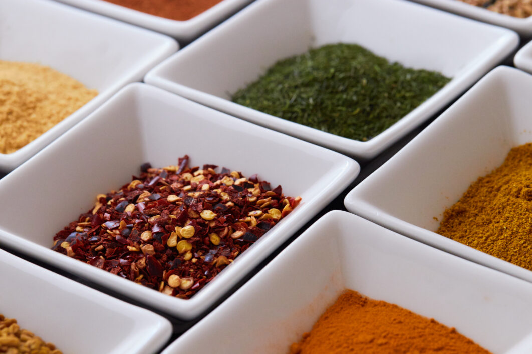 Colorful Spices Background