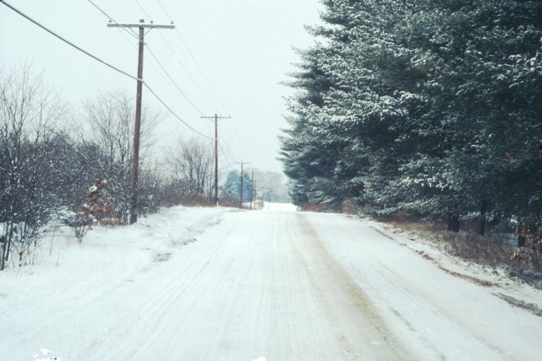 Winter Road Snow