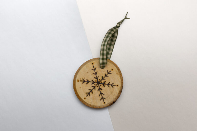 Wood Holiday Ornament