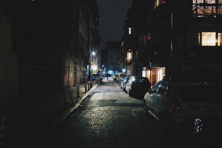 Street Lane at Night