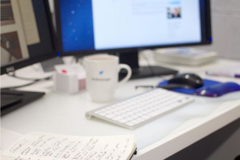 Notebook On A Designer’s Desk