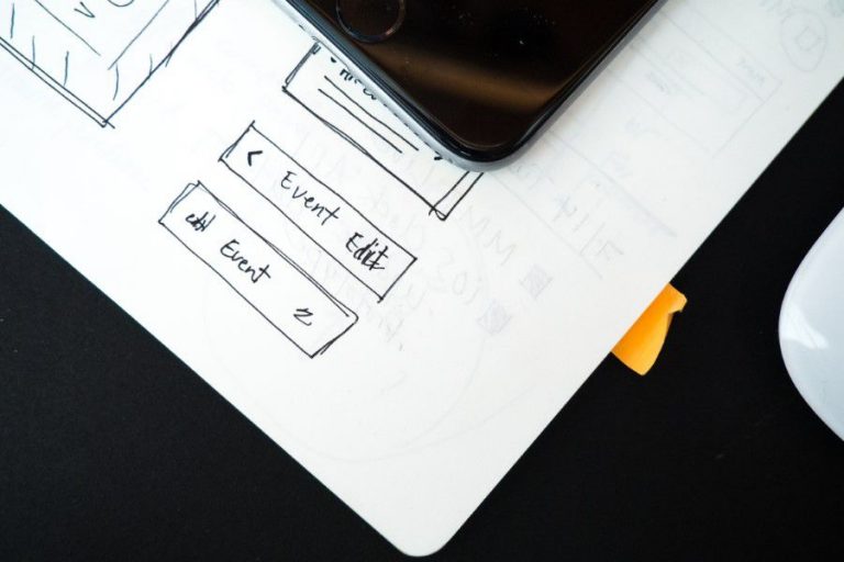 Wireframe Web Mobile Device Mouse