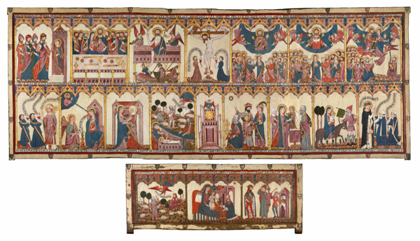 Retable and Frontal of the Life of Christ and the Virgin Made for Pedro López de Ayala