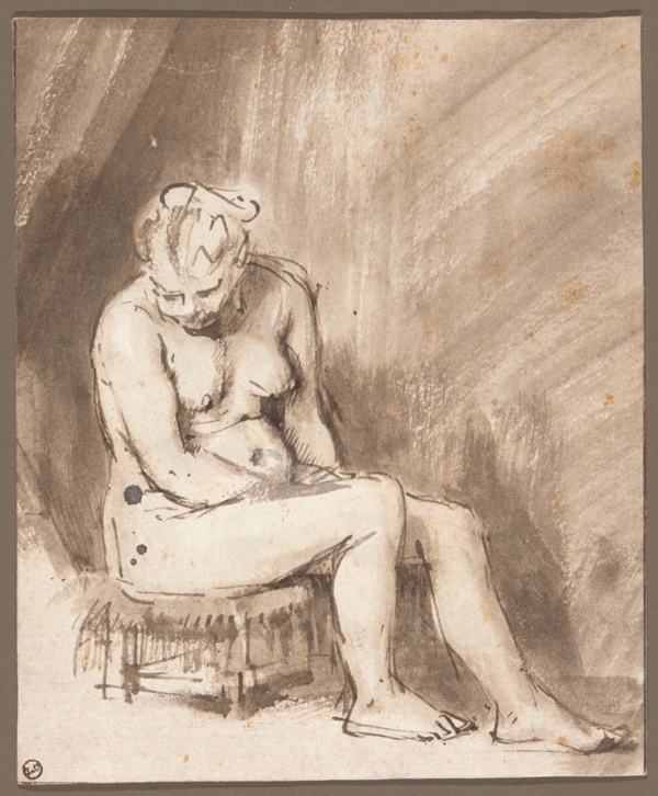 Seated Female Nude