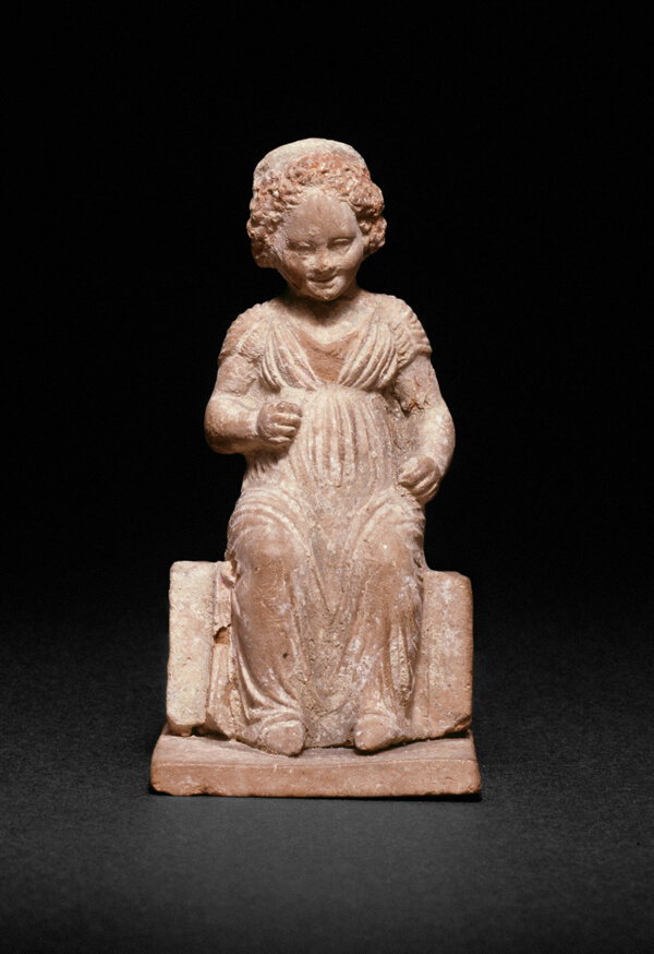 Statuette of a Seated Girl