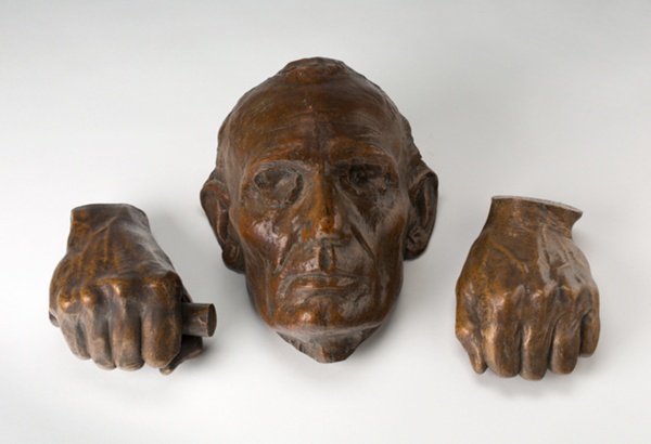 Life Cast of the Hands and Face of Abraham Lincoln
