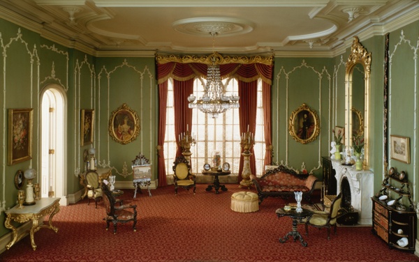 E-14: English Drawing Room of the Victorian Period, 1840-70