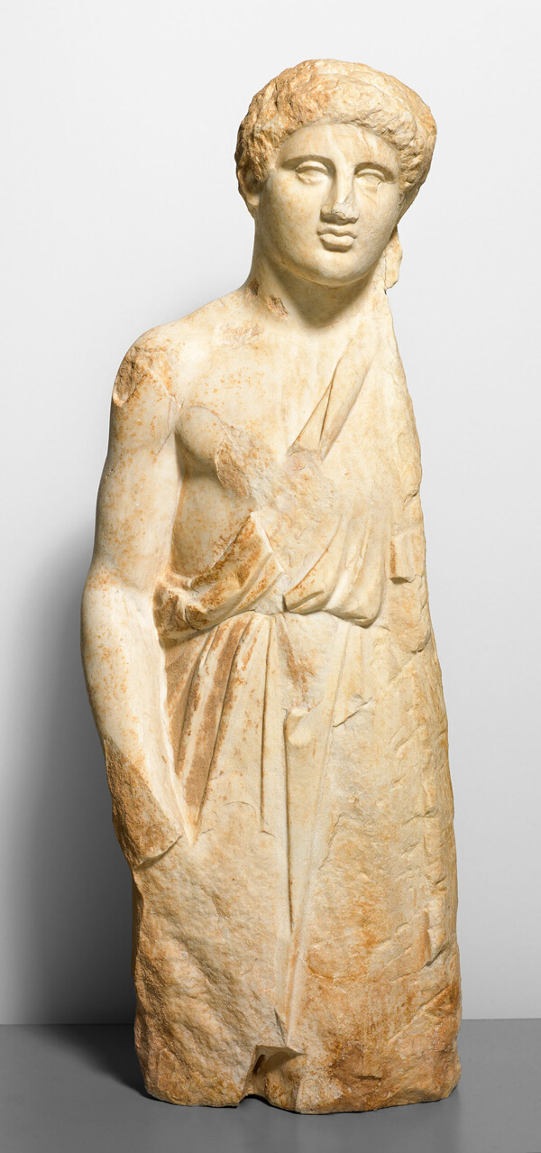 Figure of a Youth from a Funerary Stele (Monument)