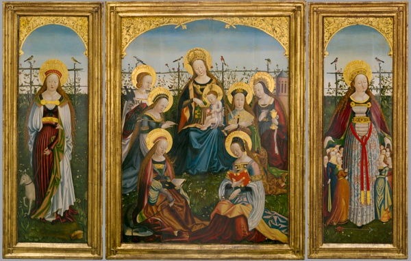 Triptych of the Virgin and Child with Saints