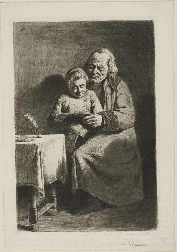Old Man with a Boy Reading