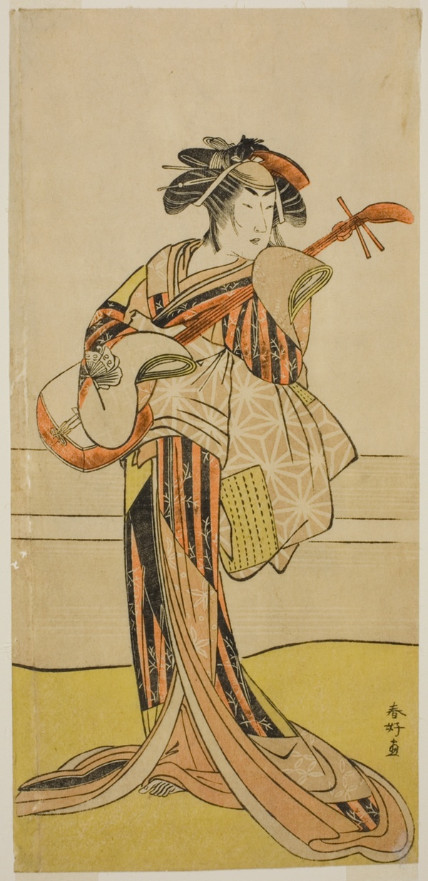 The Actor Yamashita Mangiku I as Osan in the Play Kitekaeru Nishiki no Wakayaka, Performed at the Nakamura Theater in the Eleventh Month, 1780