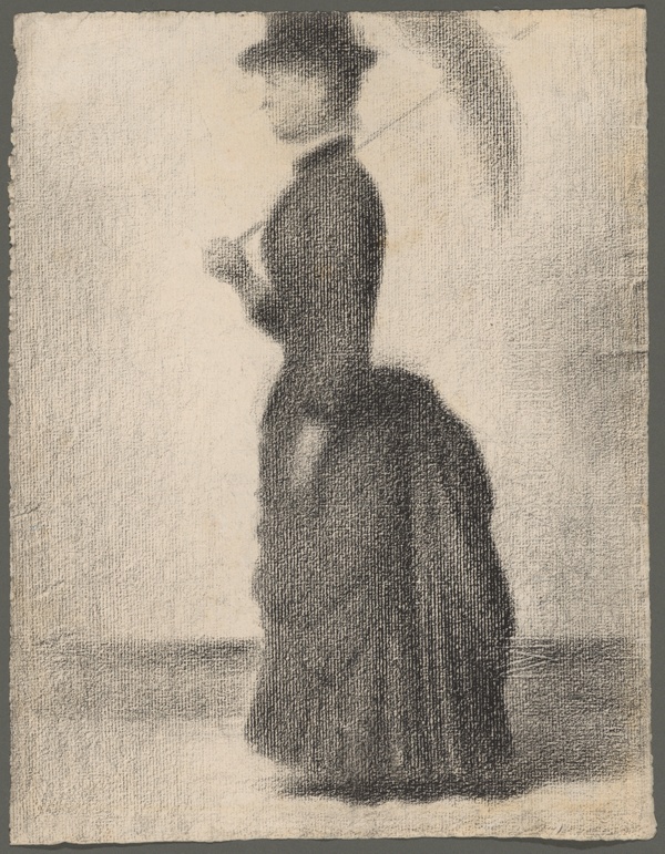 Woman Walking with a Parasol (study for La Grande Jatte)