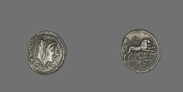 Denarius (Coin) Depicting the Goddess Juno Sospita