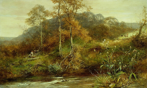 Autumn River Scene, The Brook