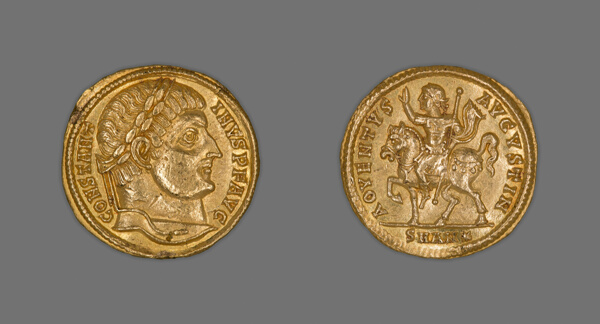 Solidus (Coin) Portraying Emperor Constantine I