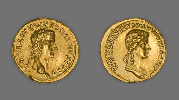 Aureus (Coin) Portraying Emperor Caligula