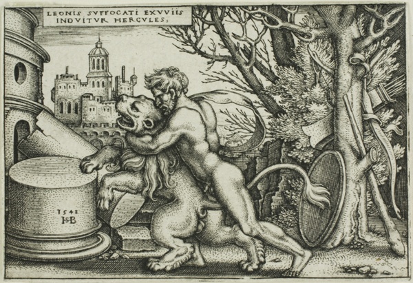 Hercules and the Nemean Lion, from The Labors of Hercules