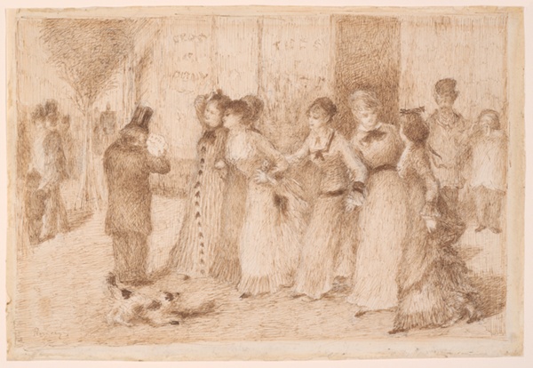 Workers' Daughters on the Outer Boulevard (Illustration for Émile Zola's 