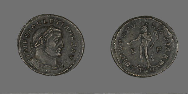 Coin Portraying Emperor Diocletian