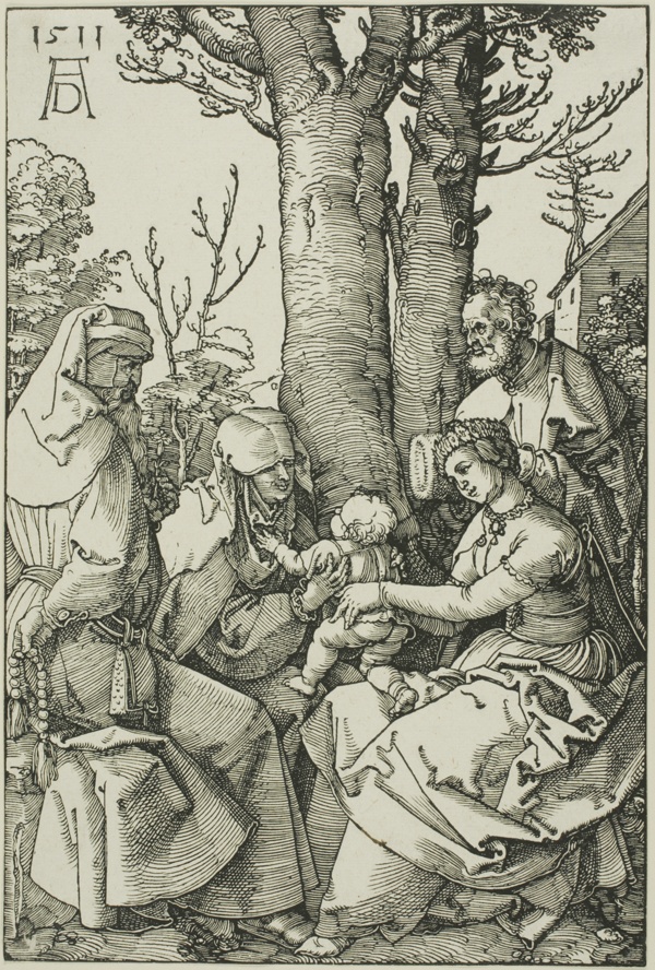 The Holy Family with Joachim and Saint Anne