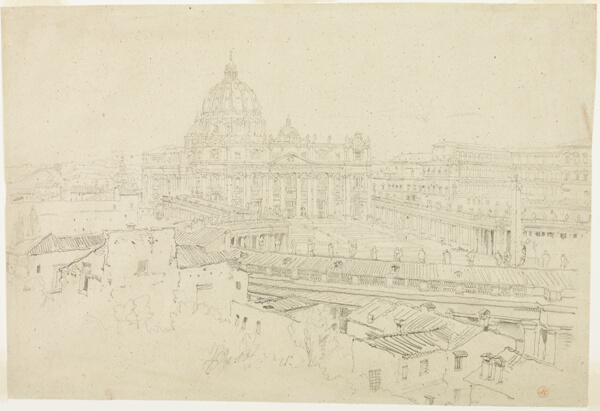 View of Saint Peter's in Rome