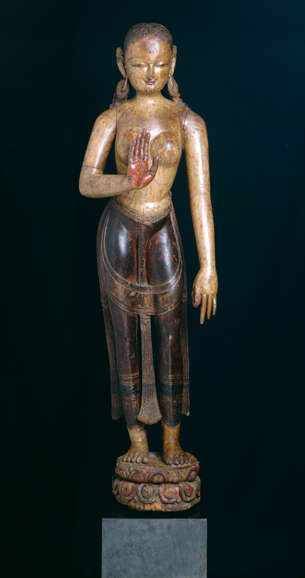 Goddess Tara with Hand in Gesture of Reassurance (Abhayamudra)