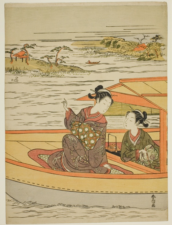 Two Beauties in a Boat