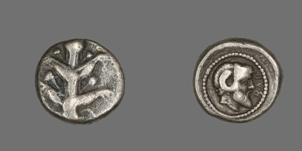 Coin Depicting Silphium Plant