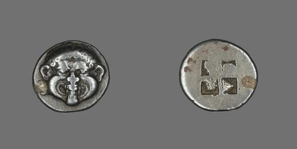 Drachm (Coin) Depicting a Gorgon