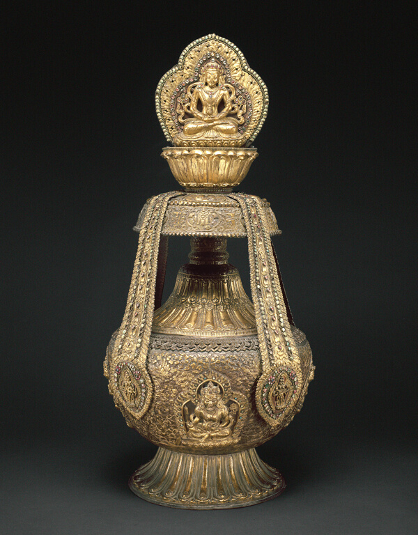 Vase of Longevity (Kalasha) with Buddha Amitabha