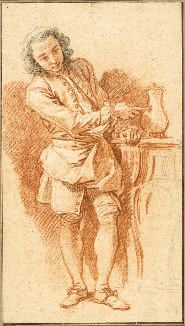 Study of Valet with Coffee Pot