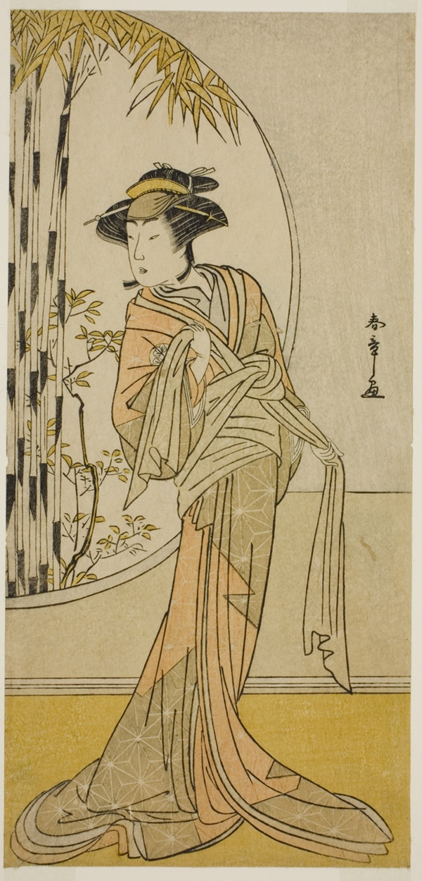 The Actor Tsuneyo II as Okaru in the Play Kanadehon Chushingura, Performed at the Morita Theater in the Eighth Month, 1779