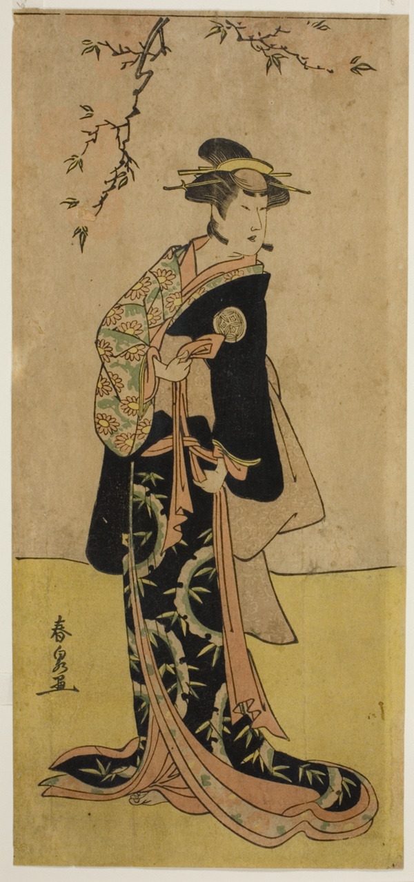 The Actor Yamashita Mangiku I as Lady Yuya (Yuya Gozen) (?) in the Play Heike Hyobanki (?), Performed at the Nakamura Theater (?) in the Seventh Month, 1789 (?)