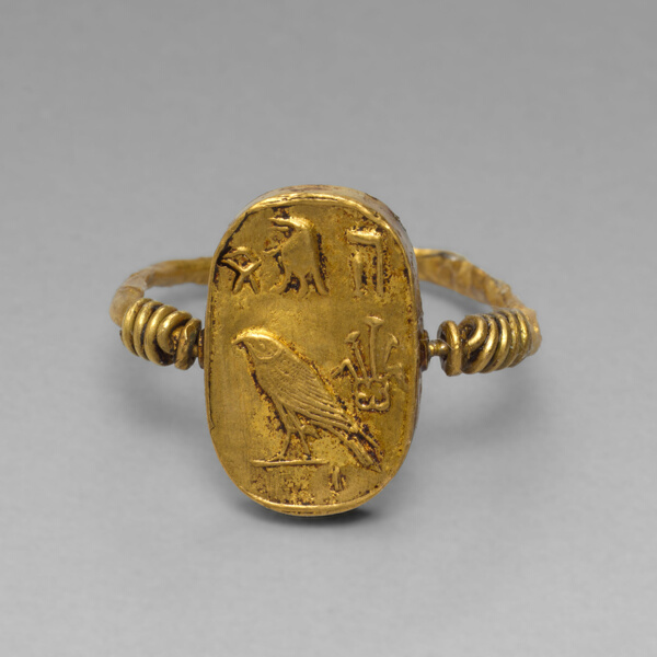 Ring Depicting Isis and Horus
