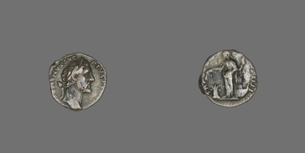 Denarius (Coin) Portraying Emperor Antoninus Pius
