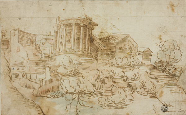 View of Temple of Vesta, Tivoli